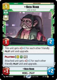 Nien Nunb - Loyal Co-Pilot (Foil) #591
