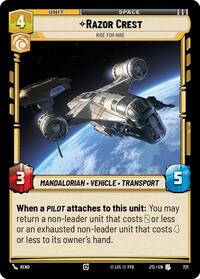 Razor Crest - Ride For Hire (Foil) #721