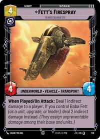 Fett's Firespray - Feared Silhouette (Foil) #738