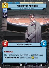 Director Krennic - On the Verge of Greatness (Hyperspace Foil) #766
