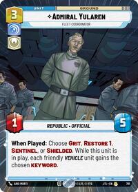 Admiral Yularen - Fleet Coordinator (Hyperspace Foil) #781