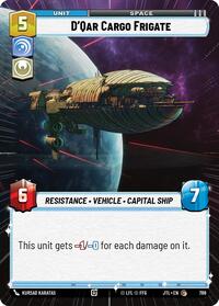 D'Qar Cargo Frigate (Hyperspace Foil) #786