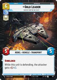 Gold Leader - Fastest Ship in the Fleet (Hyperspace Foil) #788