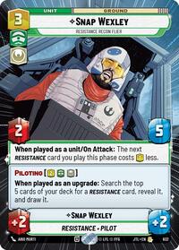 Snap Wexley - Resistance Recon Flier (Hyperspace Foil) #832