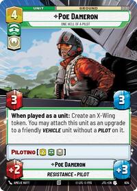 Poe Dameron - One Hell of a Pilot (Hyperspace Foil) #834