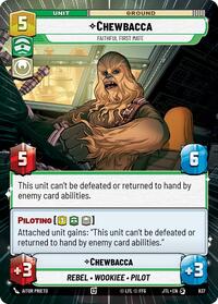 Chewbacca - Faithful First Mate (Hyperspace Foil) #837