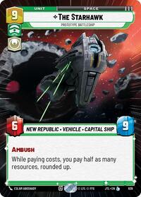The Starhawk - Prototype Battleship (Hyperspace Foil) #839