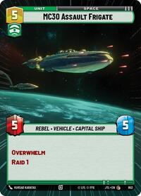 MC30 Assault Frigate (Hyperspace Foil) #852