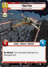 Red Five - Running the Trench (Hyperspace Foil) #885