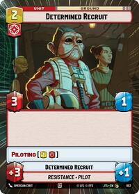 Determined Recruit (Hyperspace Foil) #893