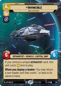Invincible - Naval Adversary (Hyperspace Foil) #925