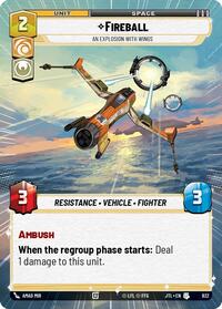 Fireball - An Explosion With Wings (Hyperspace Foil) #932