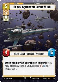 Black Squadron Scout Wing (Hyperspace Foil) #936