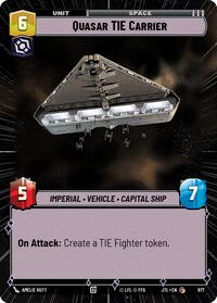 Quasar TIE Carrier (Hyperspace Foil) #977