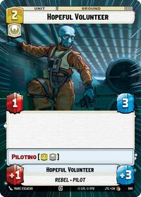 Hopeful Volunteer (Hyperspace Foil) #980