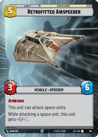 Retrofitted Airspeeder (Hyperspace Foil) #993