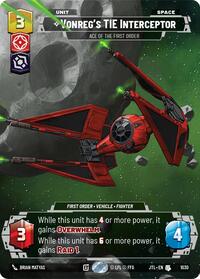Vonreg's TIE Interceptor - Ace of the First Order (Prestige) #1030