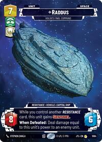 Raddus - Holdo's Final Command (Prestige Foil) #1064