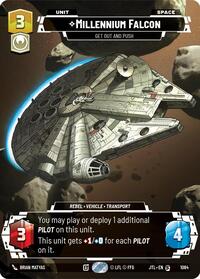 Millennium Falcon - Get Out And Push (Prestige Foil) #1084