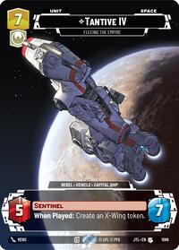 Tantive IV - Fleeing the Empire (Prestige Foil) #1086