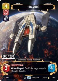 IG-2000 - Assassin's Aggressor (Serialized) #1103