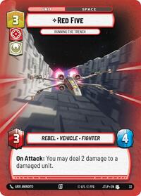 Red Five - Running the Trench (Foil) #32