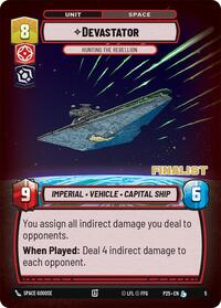 Devastator - Hunting the Rebellion (Finalist) #5