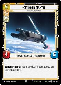 Stinger Mantis - Where Are We Going? #198/264
