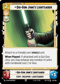 Qui-Gon Jinn's Lightsaber #201/264