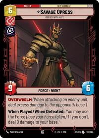Savage Opress - Imbued With Hate #137/264