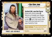 Qui-Gon Jinn - Student of the Living Force #016/264