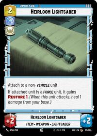 Heirloom Lightsaber #053/264