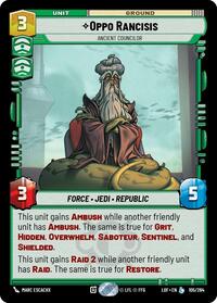 Oppo Rancisis - Ancient Councilor #105/264