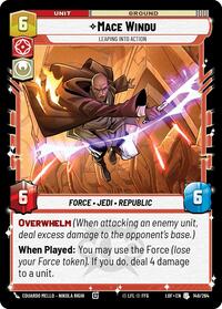 Mace Windu - Leaping into Action #149/264