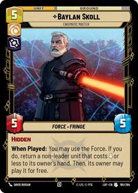 Baylan Skoll - Enigmatic Master #185/264