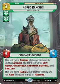 Oppo Rancisis - Ancient Councilor (Hyperspace) #369