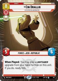 Cin Drallig - Esteemed Blademaster (Hyperspace) #414