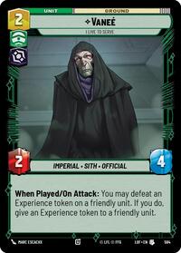 Vanee - I Live to Serve (Foil) #584