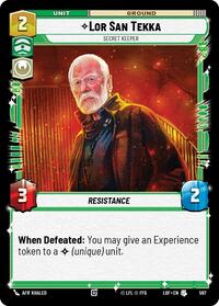 Lor San Tekka - Secret Keeper (Foil) #597