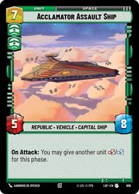 Acclamator Assault Ship (Foil) #608