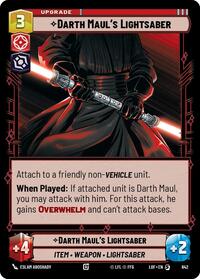 Darth Maul's Lightsaber (Foil) #642