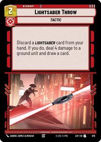 Lightsaber Throw (Foil) #678