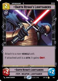 Darth Revan's Lightsabers (Foil) #740