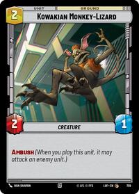 Kowakian Monkey-Lizard (Foil) #759