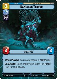 Nameless Terror (Hyperspace Foil) #773
