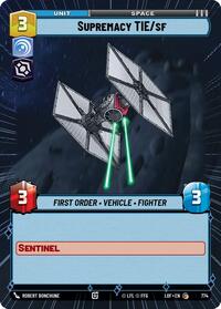 Supremacy TIE/sf (Hyperspace Foil) #774