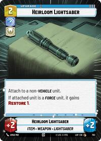 Heirloom Lightsaber (Hyperspace Foil) #793