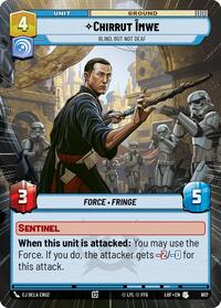 Chirrut Imwe - Blind, but not Deaf (Hyperspace Foil) #807
