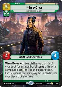 Sifo-Dyas - Commissioning An Army (Hyperspace Foil) #857