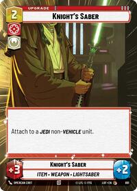 Knight's Saber (Hyperspace Foil) #891